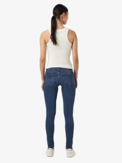 Noisy May NMEVE LOW WAIST SKINNY FIT JEANS -Noisy May Shop 27000561 DarkBlueDenim 005