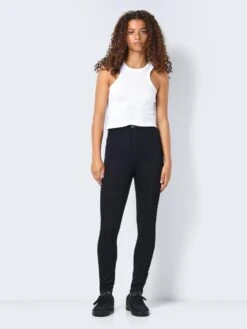 Noisy May NMELLA HIGH WAIST SKINNY FIT JEANS -Noisy May Shop 27000768 Black 004