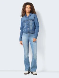 Noisy May SHORT DENIM JACKET -Noisy May Shop 27001163 MediumBlueDenim 004