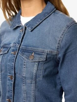 Noisy May SHORT DENIM JACKET -Noisy May Shop 27001163 MediumBlueDenim 006 1