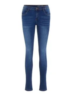 Noisy May NMJEN NORMAL WAISTED SKINNY FIT JEANS -Noisy May Shop 27005955 MediumBlueDenim 001
