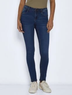 Noisy May NMJEN NORMAL WAISTED SKINNY FIT JEANS -Noisy May Shop 27005955 MediumBlueDenim 003