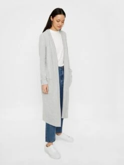 Noisy May LONG CARDIGAN CARDIGAN 11 Noisy May LONG CARDIGAN CARDIGAN -Noisy May Shop 27008836 LightGreyMelange 005
