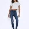 Noisy May NMLUCY CROPPED NORMAL WAIST SKINNY FIT JEANS -Noisy May Shop 27009513 MediumBlueDenim 007