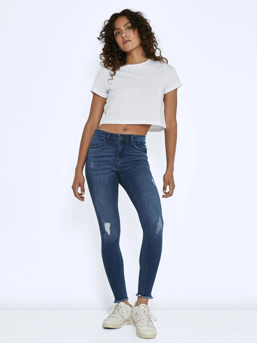 Noisy May NMLUCY CROPPED NORMAL WAIST SKINNY FIT JEANS 3 Noisy May NMLUCY CROPPED NORMAL WAIST SKINNY FIT JEANS