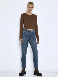 Noisy May NMISABEL HIGH WAIST LOOSE FIT JEANS -Noisy May Shop 27010954 MediumBlueDenim 004
