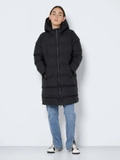 Noisy May LONG WATER REPELLENT PUFFER JACKET 10 Noisy May LONG WATER REPELLENT PUFFER JACKET -Noisy May Shop 27013075 Black 004