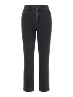 Noisy May NMISABEL HIGH WAIST ANKLE MOM JEANS -Noisy May Shop 27013147 Black 001