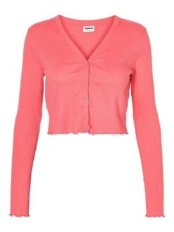 Noisy May CROPPED CARDIGAN 14 Noisy May CROPPED CARDIGAN -Noisy May Shop 27013248 SunKissedCoral 001