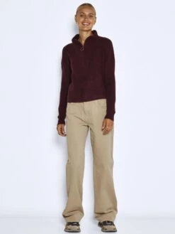 Noisy May NMALICE KNITTED PULLOVER 10 Noisy May NMALICE KNITTED PULLOVER -Noisy May Shop 27015021 WindsorWine 004