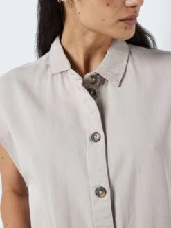 Noisy May SLEEVELESS SHIRT DRESS -Noisy May Shop 27015411 ChateauGray 006