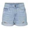 Noisy May CURVE NORMAL WAISTED DENIM SHORTS 2 Noisy May CURVE NORMAL WAISTED DENIM SHORTS -Noisy May Shop 27016474 LightBlueDenim 001