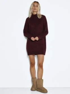 Noisy May KNITTED DRESS -Noisy May Shop 27017055 WindsorWine 004