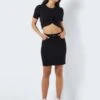 Noisy May HIGH WAISTED DENIM SKIRT -Noisy May Shop 27017874 BlackDenim 007
