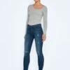 Noisy May NMLUCY NORMAL WAISTED SKINNY FIT JEANS -Noisy May Shop 27017960 MediumBlueDenim 007