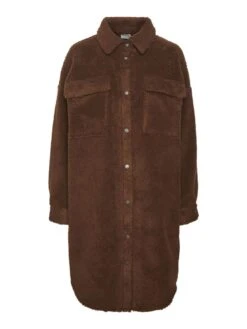 Noisy May LONG TEDDY JACKET -Noisy May Shop 27018925 Pinecone 001