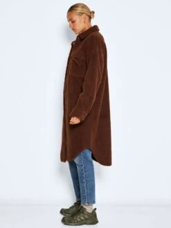 Noisy May LONG TEDDY JACKET -Noisy May Shop 27018925 Pinecone 004
