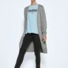 Noisy May MIDI CARDIGAN 1 Noisy May MIDI CARDIGAN -Noisy May Shop 27019215 LightGreyMelange 007