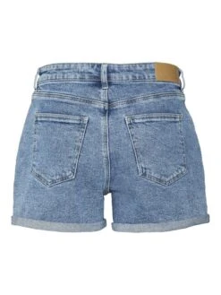 Noisy May HIGH WAISTED DENIM SHORTS -Noisy May Shop 27019297 LightBlueDenim 002
