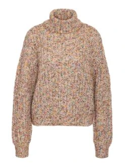 Noisy May HIGH NECK KNITTED PULLOVER -Noisy May Shop 27020552 Eggnog 936161 001