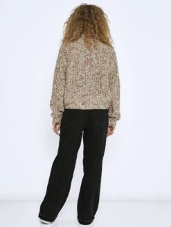 Noisy May HIGH NECK KNITTED PULLOVER -Noisy May Shop 27020552 Eggnog 936161 005