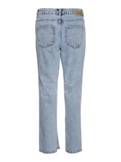 Noisy May NMJOEY ANKLE SLIT STRAIGHT FIT JEANS -Noisy May Shop 27020759 LightBlue 002