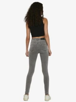 Noisy May NMCALLIE HIGH WAISTED SKINNY FIT JEANS -Noisy May Shop 27020913 LightGreyDenim 005