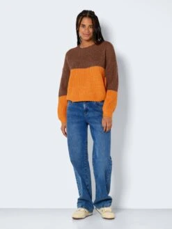 Noisy May KNITTED BALLOON SLEEVE PULLOVER 10 Noisy May KNITTED BALLOON SLEEVE PULLOVER -Noisy May Shop 27021064 DesertSun 945612 004
