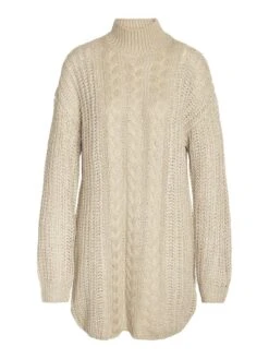 Noisy May CABLE KNITTED DRESS -Noisy May Shop 27021092 IrishCream 995246 001