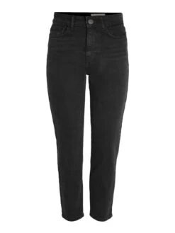 Noisy May NMMONI HIGH WAISTED CROPPED STRAIGHT FIT JEANS 16 Noisy May NMMONI HIGH WAISTED CROPPED STRAIGHT FIT JEANS -Noisy May Shop 27021112 BlackDenim 001
