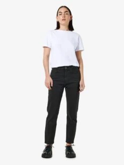 Noisy May NMMONI HIGH WAISTED CROPPED STRAIGHT FIT JEANS 12 Noisy May NMMONI HIGH WAISTED CROPPED STRAIGHT FIT JEANS -Noisy May Shop 27021112 BlackDenim 004