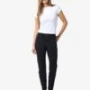 Noisy May NMMONI HIGH WAISTED CROPPED STRAIGHT FIT JEANS -Noisy May Shop 27021112 BlackDenim 007
