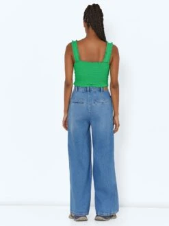Noisy May NMCINDY HIGH WAISTED WIDE LEG JEANS 13 Noisy May NMCINDY HIGH WAISTED WIDE LEG JEANS -Noisy May Shop 27021263 MediumBlueDenim 005