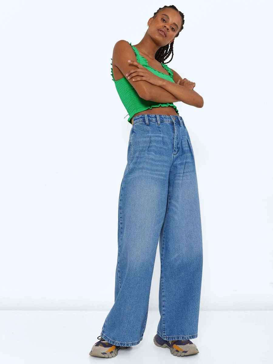 Noisy May NMCINDY HIGH WAISTED WIDE LEG JEANS 3 Noisy May NMCINDY HIGH WAISTED WIDE LEG JEANS
