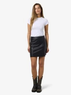 Noisy May COATED HIGH WAISTED SKIRT