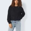 Noisy May KNITTED PULLOVER 1 Noisy May KNITTED PULLOVER -Noisy May Shop 27021536 Black 007