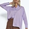 Noisy May COLOURED COTTON SHIRT -Noisy May Shop 27021862 PurpleRose 007