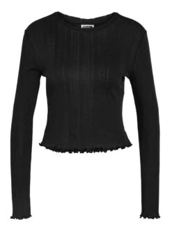 Noisy May LONG SLEEVED BABYLOCK TOP 13 Noisy May LONG SLEEVED BABYLOCK TOP -Noisy May Shop 27022037 Black 001