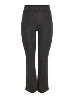 Noisy May HIGH WAISTED FLARED TROUSERS -Noisy May Shop 27022154 DarkGreyMelange 001