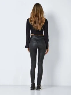 Noisy May NMCALLIE GLITTER SKINNY FIT JEANS -Noisy May Shop 27022205 Black 970735 005