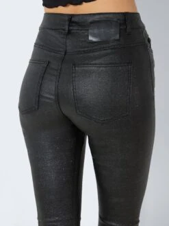 Noisy May NMCALLIE GLITTER SKINNY FIT JEANS -Noisy May Shop 27022205 Black 970735 008