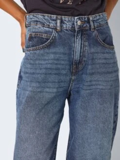Noisy May NMJOSIE BAGGY HIGH WAISTED JEANS -Noisy May Shop 27022431 MediumBlueDenim 006