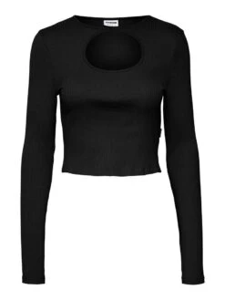 Noisy May CROPPED CUT-OUT TOP 13 Noisy May CROPPED CUT-OUT TOP -Noisy May Shop 27022699 Black 001