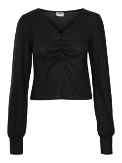Noisy May LONG SLEEVED V-NECK TOP 13 Noisy May LONG SLEEVED V-NECK TOP -Noisy May Shop 27022732 Black 001