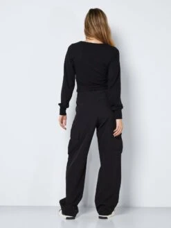 Noisy May LONG SLEEVED V-NECK TOP 11 Noisy May LONG SLEEVED V-NECK TOP -Noisy May Shop 27022732 Black 005