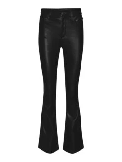 Noisy May COATED FLARED TROUSERS -Noisy May Shop 27022746 Black 001