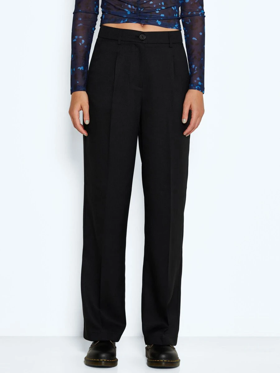 Noisy May HIGH WAISTED STRAIGHT FIT TROUSERS 4 Noisy May HIGH WAISTED STRAIGHT FIT TROUSERS - Image 2