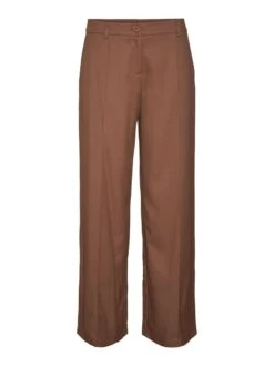 Noisy May LOW WAISTED WIDE LEG TROUSERS -Noisy May Shop 27022969 Cappuccino 001