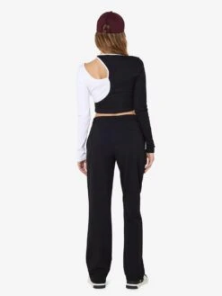 Noisy May HIGH WAISTED BOOT-CUT TROUSERS 11 Noisy May HIGH WAISTED BOOT-CUT TROUSERS -Noisy May Shop 27022981 Black 005