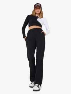 Noisy May HIGH WAISTED BOOT-CUT TROUSERS
